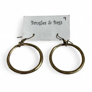 Macy's Antique Gold-Tone Hoop Earrings